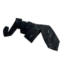 Image 1 of Valentino Navy Patterned Silk Tie