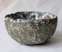 Image 8 of Luxury Handmade Paper Mache Bowl – Botanical & Marine Collage Art | Sustainable Home Decor
