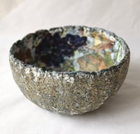 Image 11 of Luxury Handmade Paper Mache Bowl – Botanical & Marine Collage Art | Sustainable Home Decor