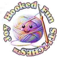 Image 2 of "Love Ya, Mean It" Heart Square – Candace's JOY Hooked Fun Stitches System™ KIT