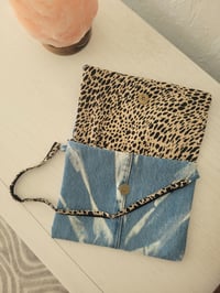 Image 2 of The Emily - Upcycled Denim Mini Bag