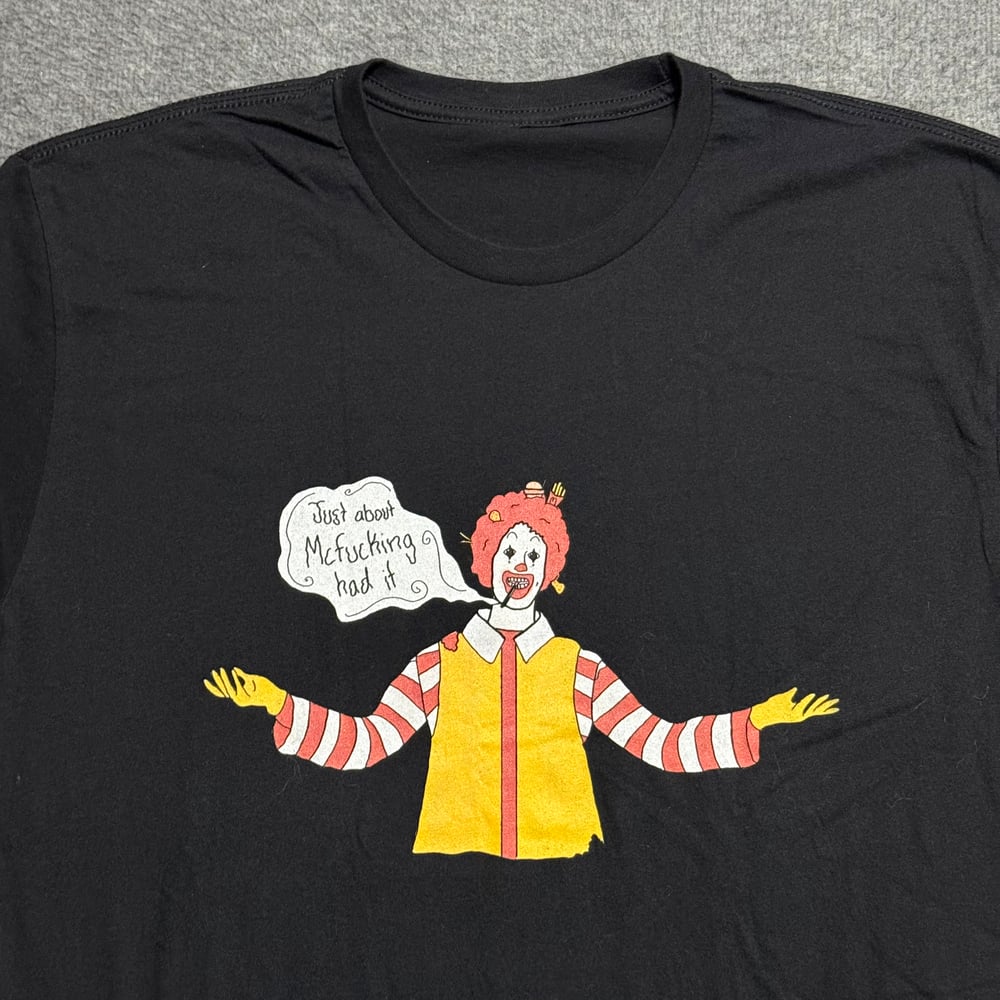 Image of 2000s Ronald McDonald Parody Humor Graphic Tee (L)