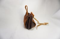 Image 3 of Drawstring leather pouch