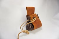 Image 5 of Drawstring leather pouch
