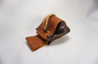 Image 8 of Drawstring leather pouch