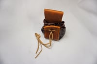 Image 10 of Drawstring leather pouch