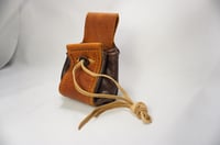 Image 14 of Drawstring leather pouch