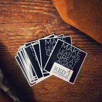 MAKE LEATHER GREAT AGAIN stickers!