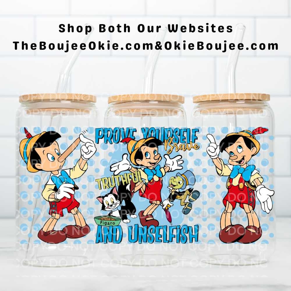 Image of Pinocchio Uv Dtf Wrap   W0757