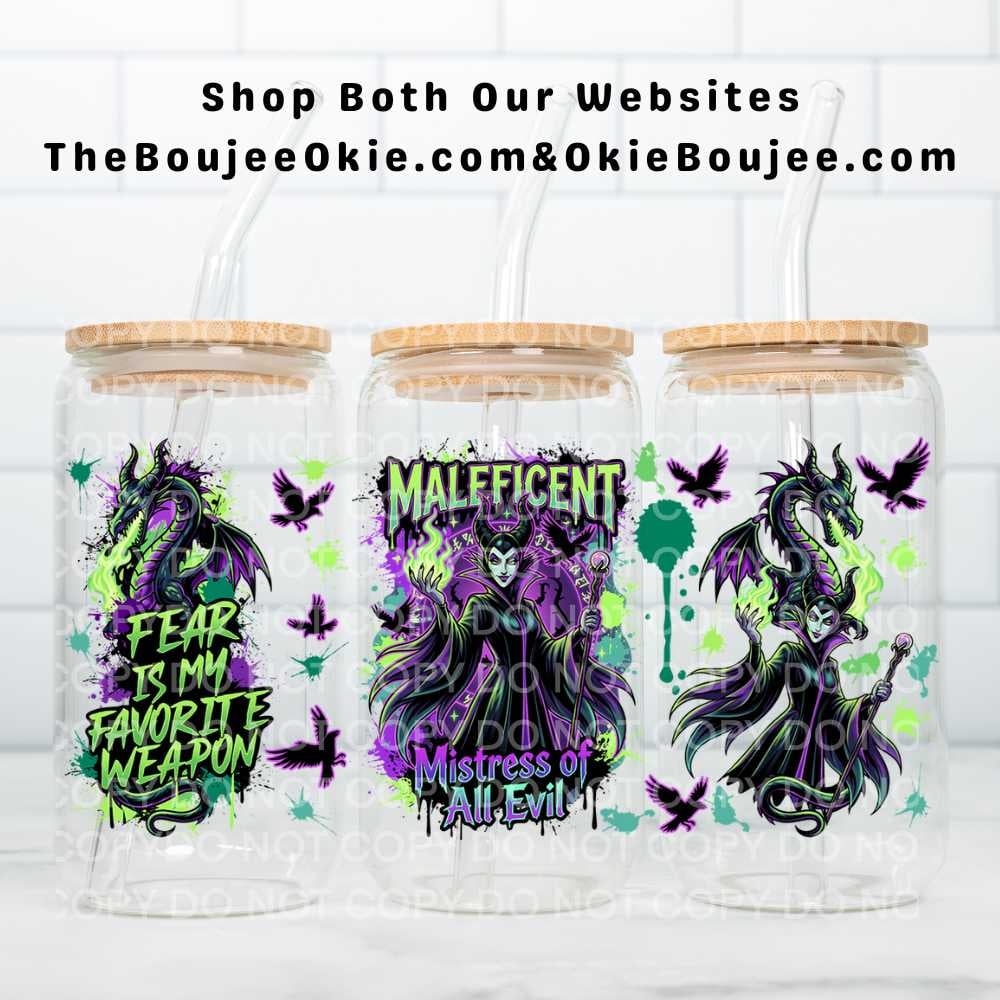 Image of Maleficent Uv Dtf Wrap   W0761