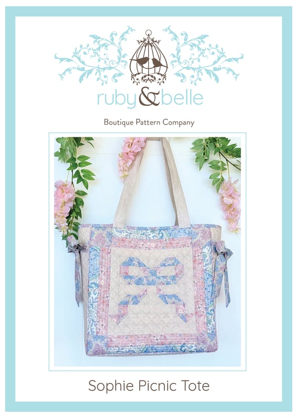 Image of Sophie Picnic Tote - pdf pattern 