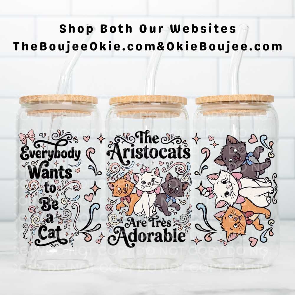 Image of The Aristocats Uv Dtf Wrap   W0776