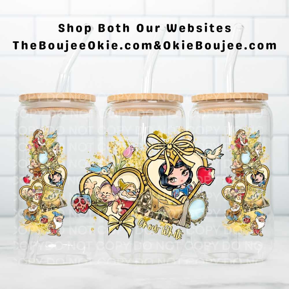 Image of Snow White Uv Dtf Wrap   W0780