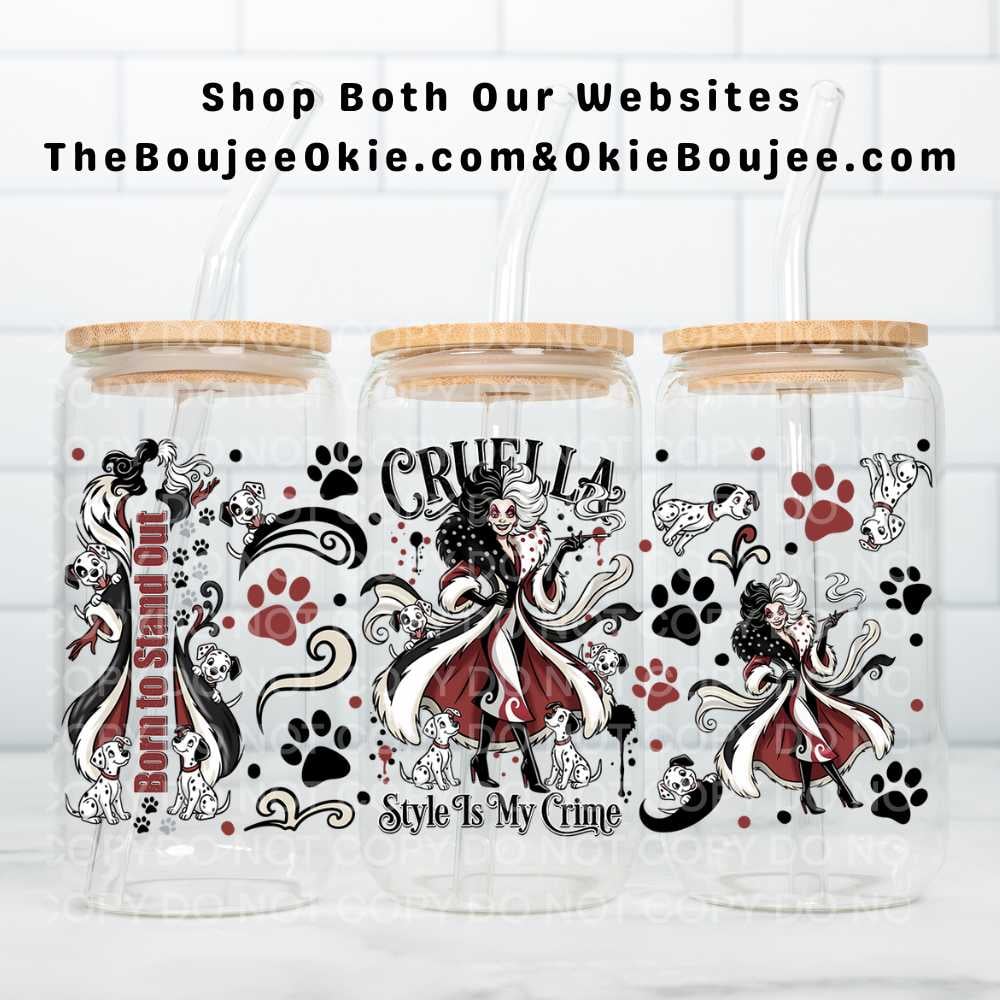 Image of Cruella Uv Dtf Wrap   W0783