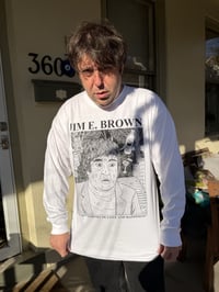 Image 1 of Jim E. Brown Long Sleeve Tee (Designed by Simon Hanselmann)