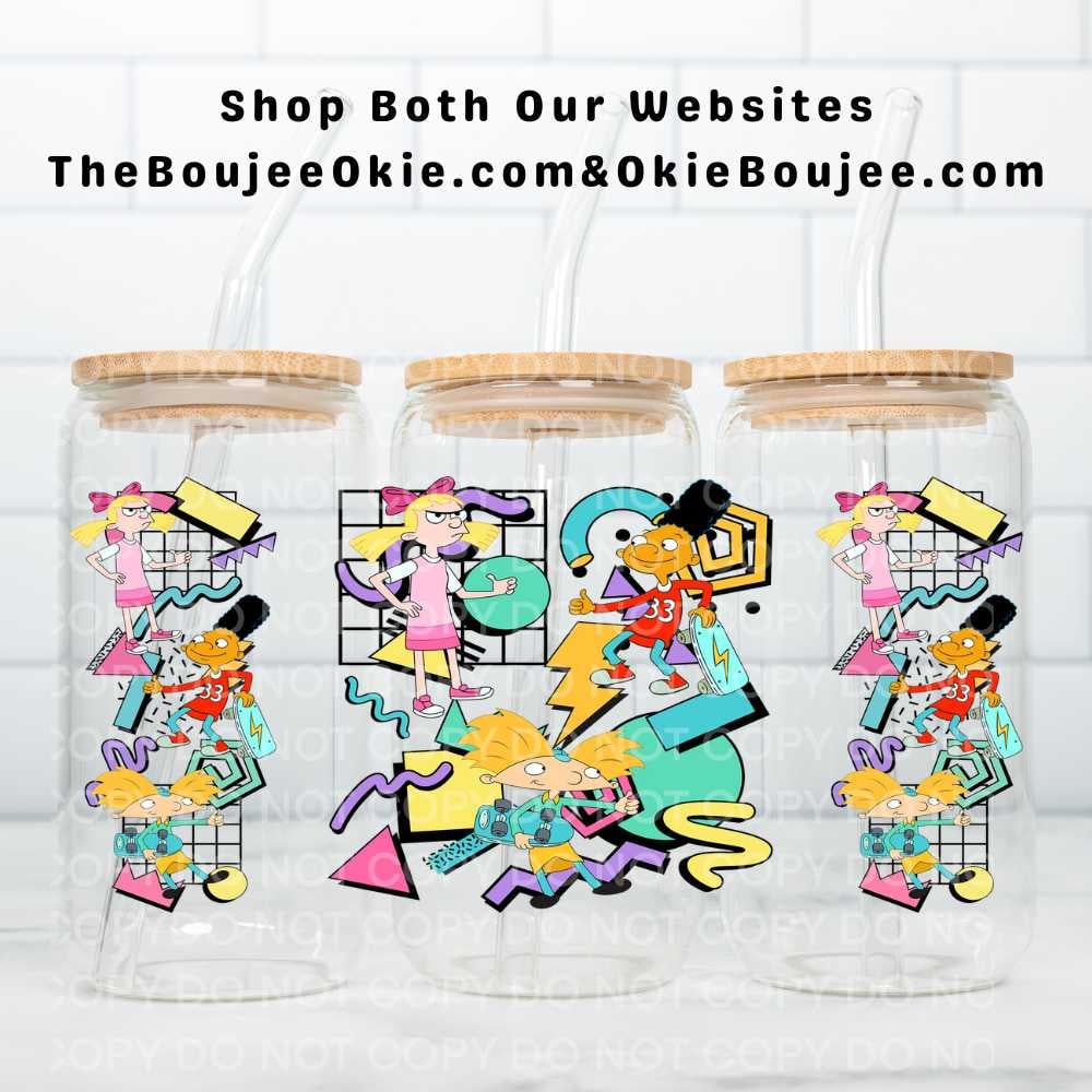 Image of Retro Hey Arnold Uv Dtf Wrap   W0793