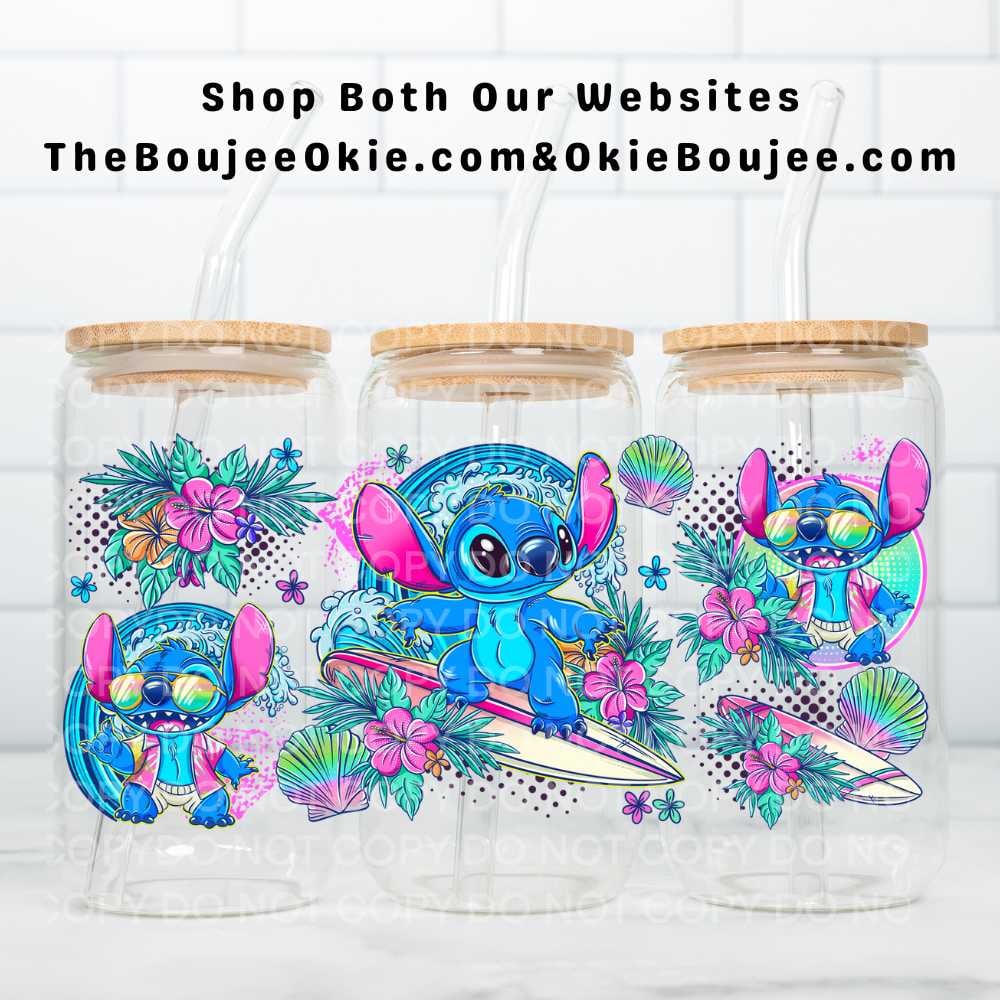 Image of Surfing Stitch Uv Dtf Wrap   W0674