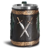 Image 3 of 👑The Armored Kingdom Green Dragonlord’s War Mug(16oz)-Sturdy-Heavyweight Feel-Premium Finish