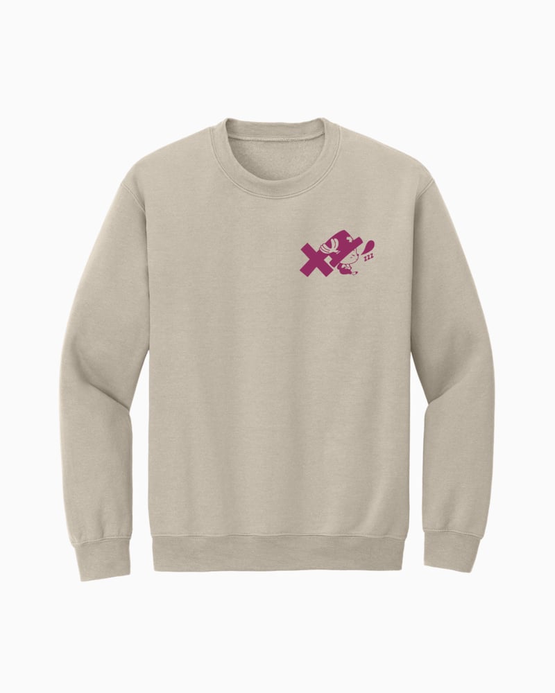 Image of One Piece | Straw Hat Pirate Crew | Unisex Anime Crewneck Sweater | Sleeping Chopper