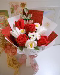 Image 1 of Scarlet Garden Embrace Bouquet