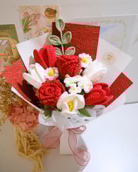 Image 3 of Scarlet Garden Embrace Bouquet
