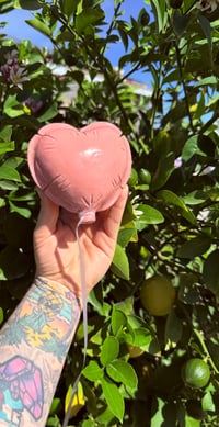 Image 2 of Pink gloss Ceramic balloon 