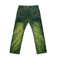 Image 2 of Straight Cut Jeans Green