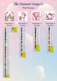 Image 4 of Pink Princess Mini Diamond Painting Kit by Creative Gems