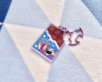 Image 1 of Meta Knight Chocolate Bar Keychain