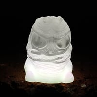 Image 2 of Gus edc lanyard bead- clear/white glow