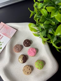 Image 1 of Set of 6 Cookie Food Magnets 