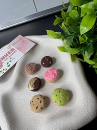 Image 2 of Set of 6 Cookie Food Magnets 