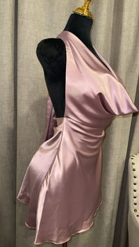 Image 3 of Mauve Satin Dress