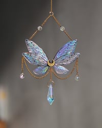 Image 1 of Golden Moon Fairy suncatcher