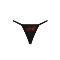 Image 2 of SLUT SEASON RHINESTONE G-STRING THONG