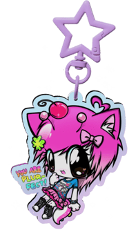 💕PLUR-FECT Keychain