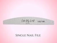 Image 2 of NAIL FILE- 100/180 grit 