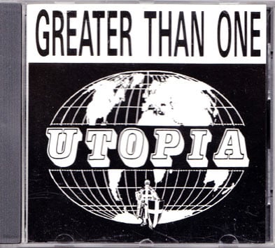 GREATER THAN ONE-Utopia CD/ Original- Out Of Print