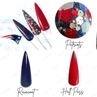 Image 7 of PATRIOTS- NFL nails, football nails