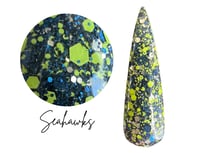 Image 6 of SEAHAWKS- NFL nails, football nails