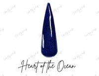 Image 2 of Heart of the Ocean- blue dip powder, blue nail dip, dip powder, nail dip powder, dip powder nails...