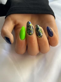 Image 7 of SEAHAWKS- NFL nails, football nails