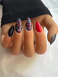 Image 1 of TEXANS- NFL nails, football nails