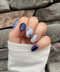 Image 4 of Heart of the Ocean- blue dip powder, blue nail dip, dip powder, nail dip powder, dip powder nails...