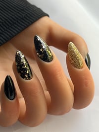 Image 1 of SAINTS- NFL nails, football nails