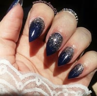 Image 6 of Heart of the Ocean- blue dip powder, blue nail dip, dip powder, nail dip powder, dip powder nails...