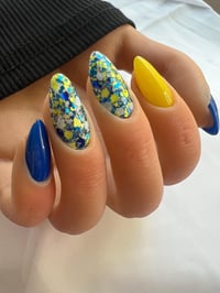 Image 1 of RAMS- NFL nails, football nails