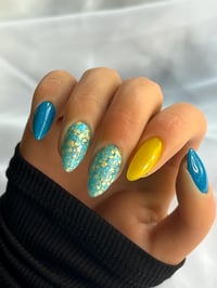 Image 2 of CHARGERS- NFL nails, football nails