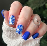 Image 2 of Monday Blues- blue dip powder, blue nail dip, dip powder, nail dip powder, dip powder nails, nail...