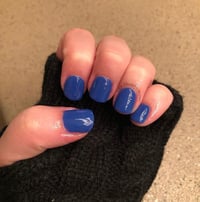 Image 3 of Monday Blues- blue dip powder, blue nail dip, dip powder, nail dip powder, dip powder nails, nail...